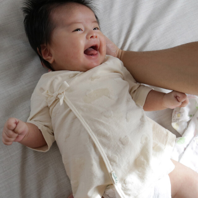 新生児用短肌着・コンビ肌着|オーガニックコットン100%|日本製ベビー服 | マルマイユ・出産祝いオーガニックコットンのベビー服・布マスク