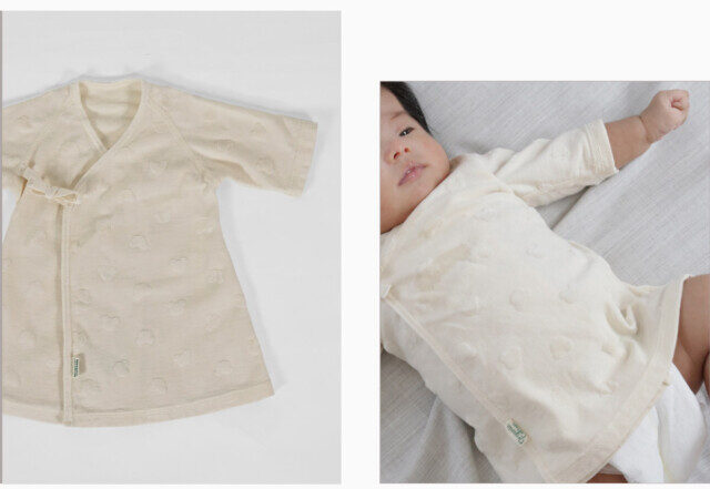 新生児用短肌着・コンビ肌着|オーガニックコットン100%|日本製ベビー服 